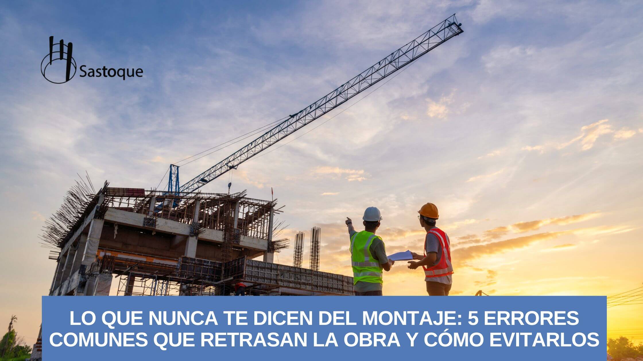 Errores comunes en el montaje que generan retrasos en obra y cómo evitarlos según SASTOQUE