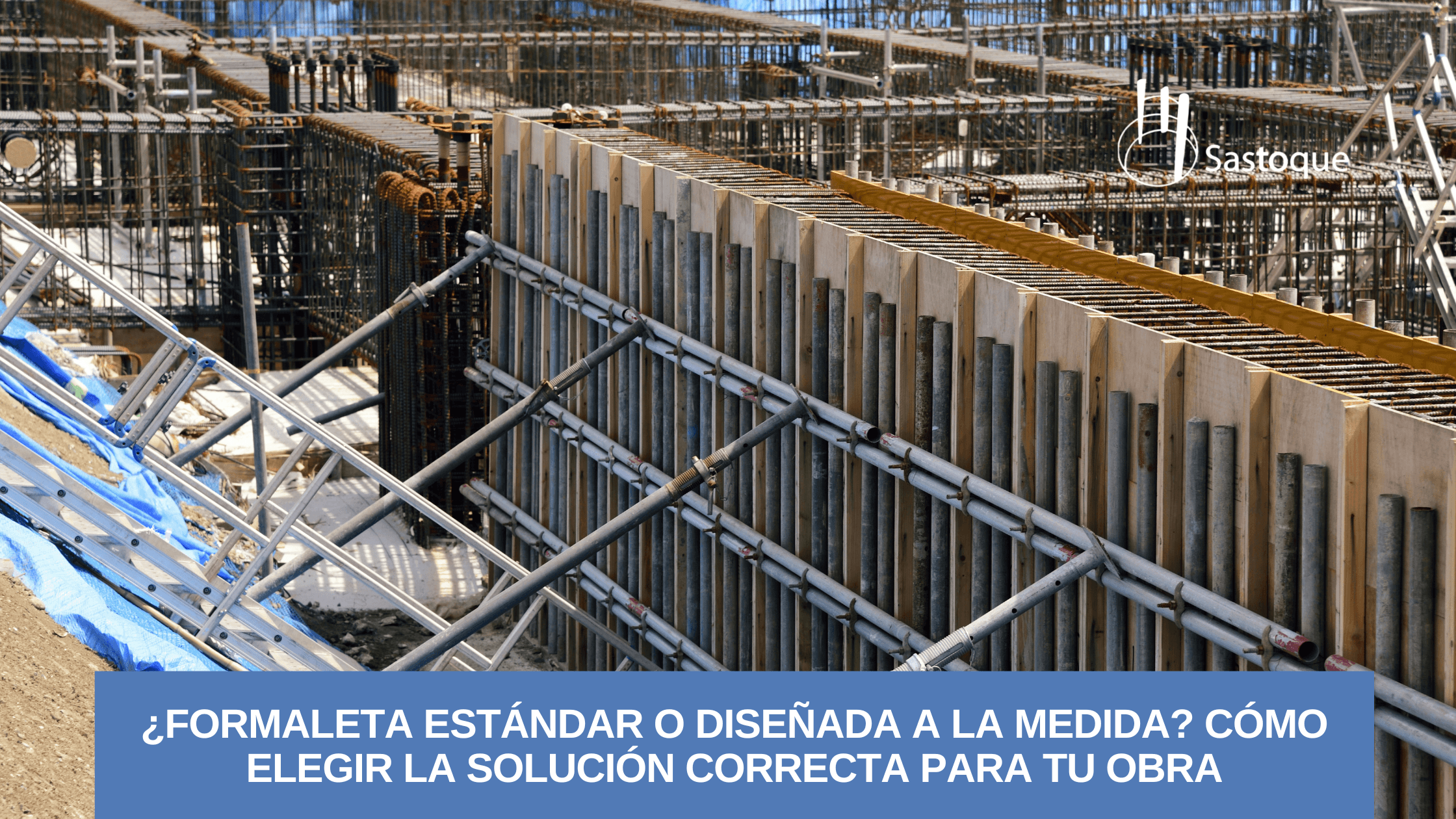 Formaleta metálica diseñada para una estructura de construcción especializada